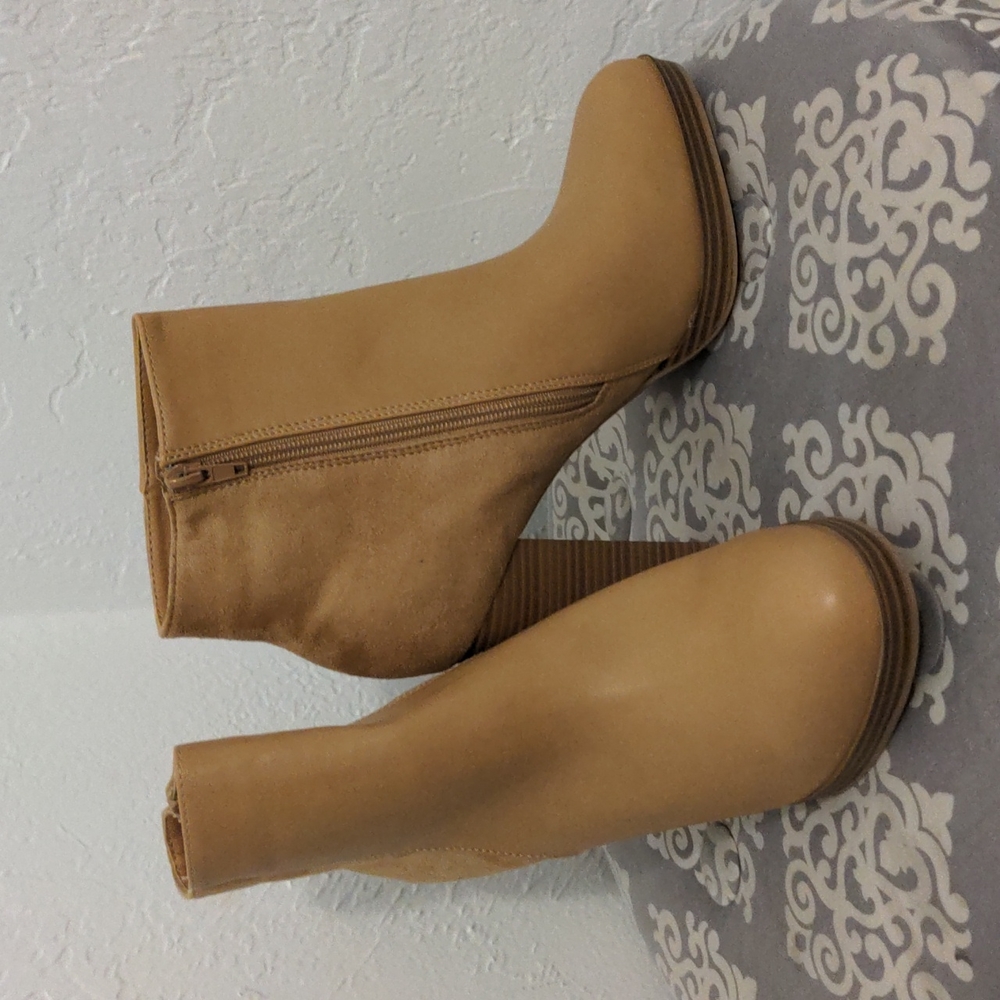 Tan Booties